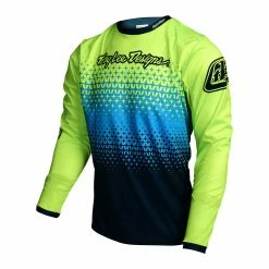 Troy Lee Sprint Jersey-Starburst Fluorescent Yellow