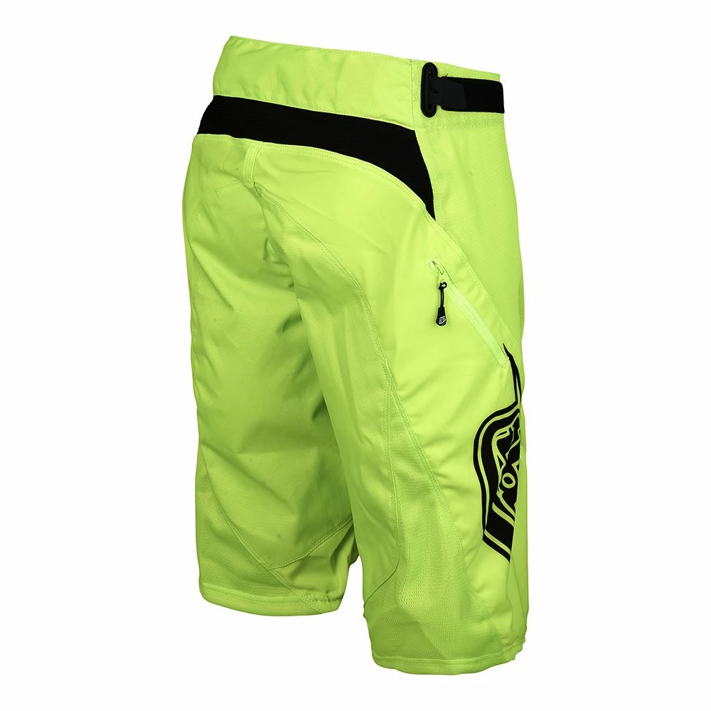 RACE WEAR Troy Lee Sprint Short-Solid Flo Yellow 2 RACE WEAR Troy Lee Sprint Short-Solid Flo Yellow