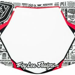 Numbers/Plates/Padsets Troy Lee Snap Number Plate-White/Black