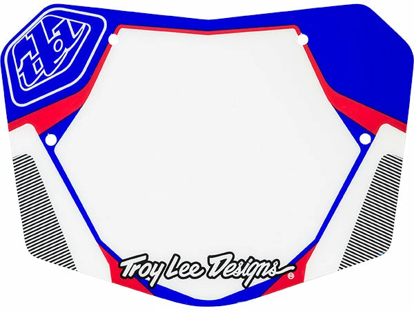 Troy Lee Snap Number Plate-Red/White/Blue Numbers/Plates/Padsets 1 Troy Lee Snap Number Plate-Red/White/Blue Numbers/Plates/Padsets