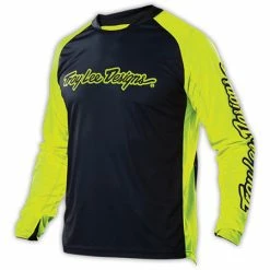 RACE WEAR Troy Lee 2015 Sprint Race Jersey-Gray/Yellow