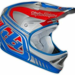 Troy Lee 2013 D2 Delta Composite Helmet-Silver/Blue