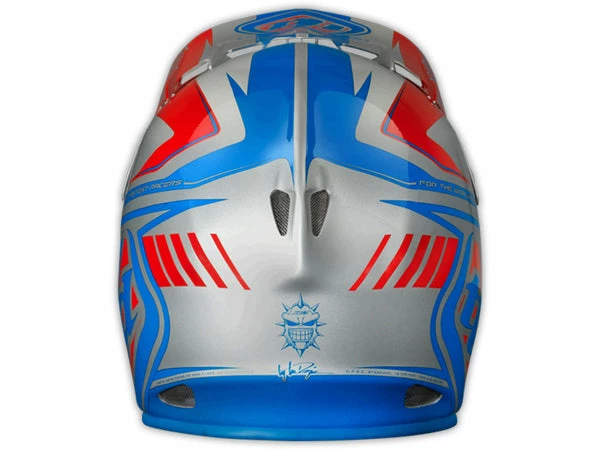 Troy Lee 2013 D2 Delta Composite Helmet-Silver/Blue 4 Troy Lee 2013 D2 Delta Composite Helmet-Silver/Blue