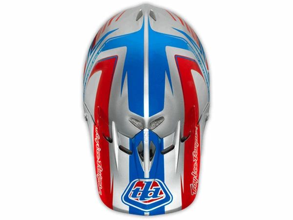 Troy Lee 2013 D2 Delta Composite Helmet-Silver/Blue 7 Troy Lee 2013 D2 Delta Composite Helmet-Silver/Blue