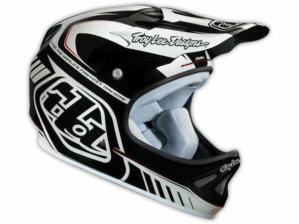 Troy Lee 2013 D2 Delta Composite Helmet-White/Black PROTECTIVE GEAR 2 Troy Lee 2013 D2 Delta Composite Helmet-White/Black PROTECTIVE GEAR