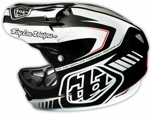 Troy Lee 2013 D2 Delta Composite Helmet-White/Black PROTECTIVE GEAR 8 Troy Lee 2013 D2 Delta Composite Helmet-White/Black PROTECTIVE GEAR