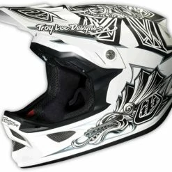 Troy Lee 2013 D3 Composite Helmet-Aztec White PROTECTIVE GEAR