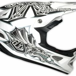 Troy Lee 2013 D3 Composite Helmet-Aztec White PROTECTIVE GEAR