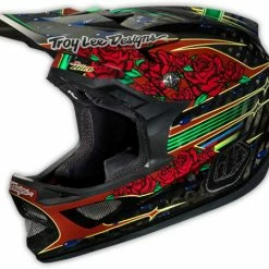 PROTECTIVE GEAR Troy Lee 2013 D3 Carbon Helmet-Sam Hill Black