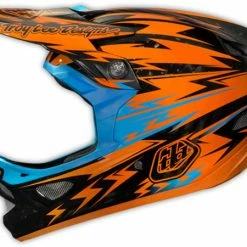 Troy Lee 2013 D3 Carbon Helmet-Thunder Orange