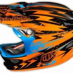 Troy Lee 2013 D3 Carbon Helmet-Thunder Orange