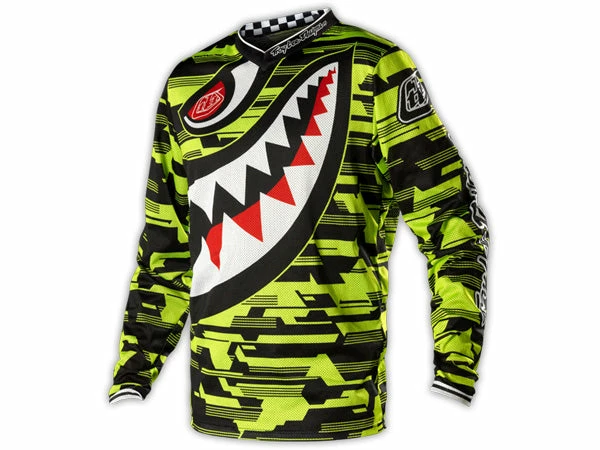 Troy Lee 2014 GP Air Race Jersey-P-51 Yellow/Black RACE WEAR