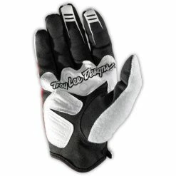 Troy Lee Sprint Gloves-Red/White/Black RACE WEAR