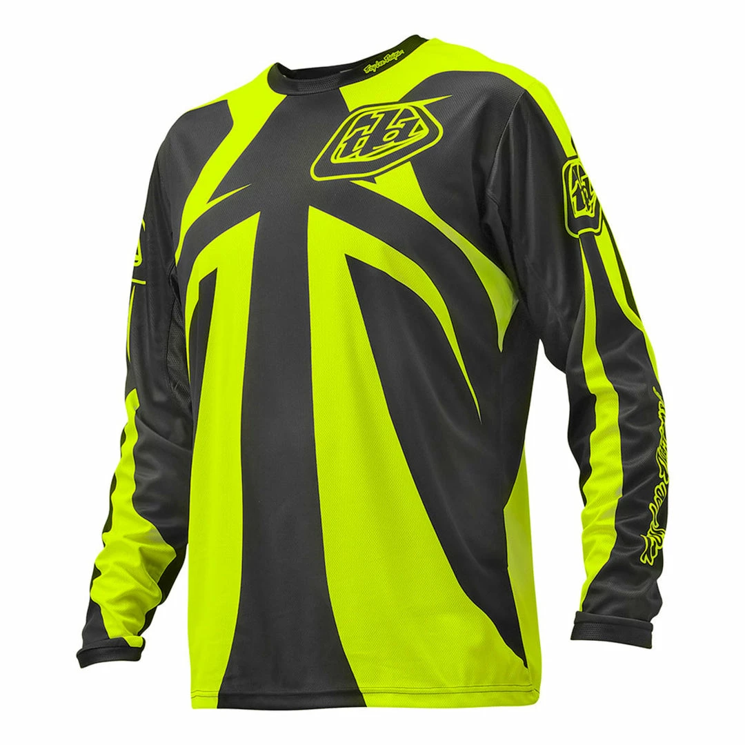 Troy Lee 2016 Sprint Reflex Race Jersey-Dark Gray/Fluorescent Yellow 1 Troy Lee 2016 Sprint Reflex Race Jersey-Dark Gray/Fluorescent Yellow