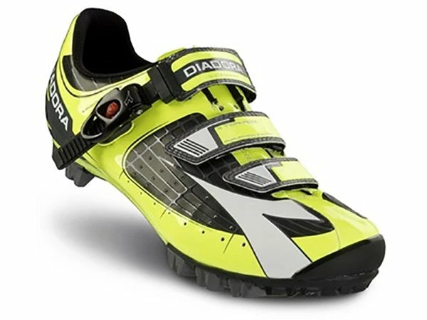 Diadora X-Tornado Clipless Shoes-Black/Fluorescent Yellow 1 Diadora X-Tornado Clipless Shoes-Black/Fluorescent Yellow