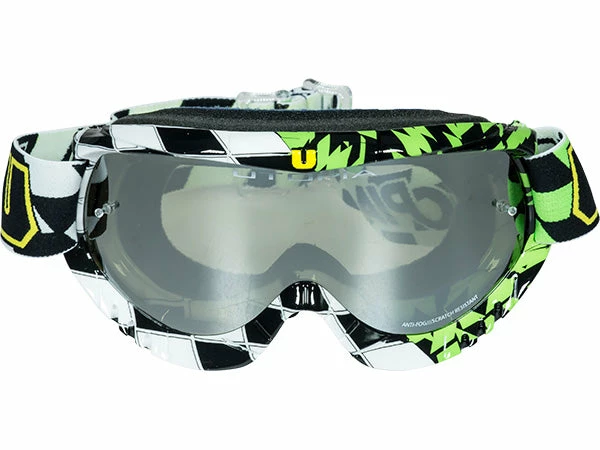 Utopia Slayer Pro MX Checkers II Goggle-Green/Black 2 Utopia Slayer Pro MX Checkers II Goggle-Green/Black