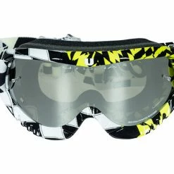 Utopia Slayer Pro MX Checkers II Goggle-Yellow/Black
