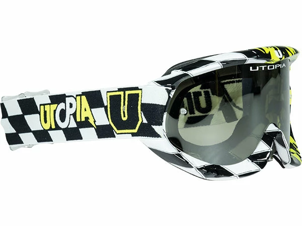 Utopia Slayer Pro MX Checkers II Goggle-Yellow/Black 1 Utopia Slayer Pro MX Checkers II Goggle-Yellow/Black