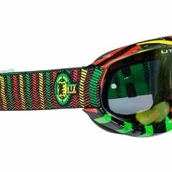 Utopia Slayer Pro MX Goggle-Rasta PROTECTIVE GEAR