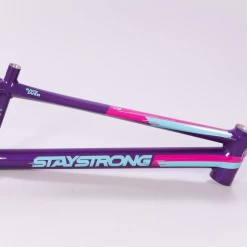 Stay Strong For Life V3 BMX Race Frame-Purple FRAMES 25 Stay Strong For Life V3 BMX Race Frame-Purple FRAMES