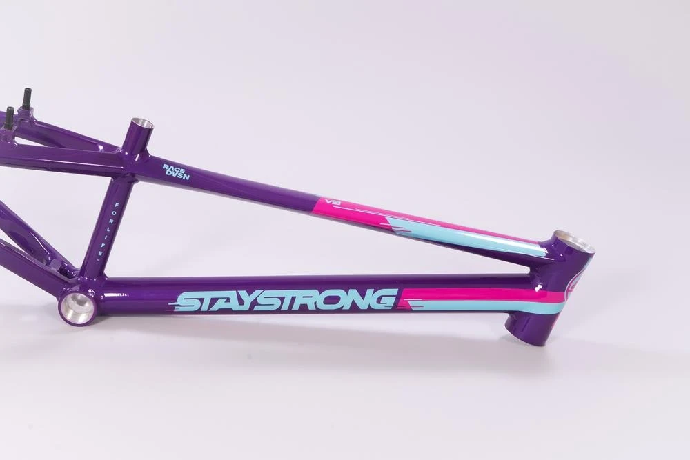 Stay Strong For Life V3 BMX Race Frame-Purple FRAMES 12 Stay Strong For Life V3 BMX Race Frame-Purple FRAMES