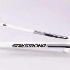 Stay Strong For Life V3 BMX Race Frame-White
