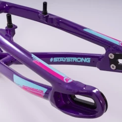 Stay Strong For Life V3 BMX Race Frame-Purple FRAMES 27 Stay Strong For Life V3 BMX Race Frame-Purple FRAMES