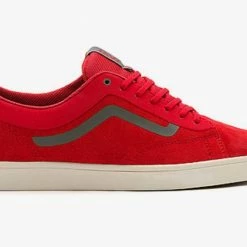 Vans LXVI Ortho Shoes-Red/Gray