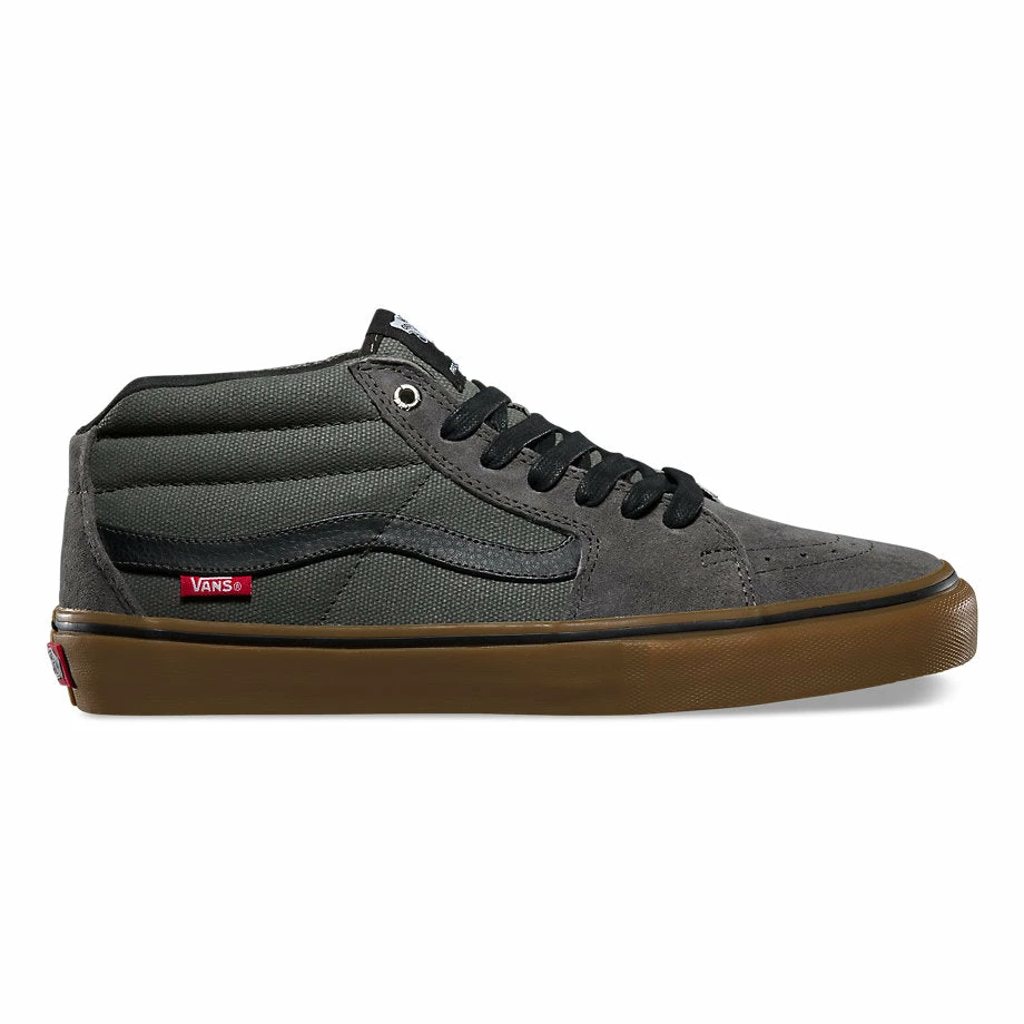 Vans SK8 Mid Pro Shoes-Bruno/Gray/Gum 1 Vans SK8 Mid Pro Shoes-Bruno/Gray/Gum