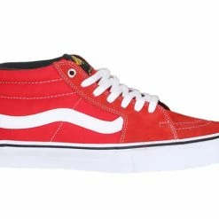 Vans SK8 Mid Reissue Shoes-Red
