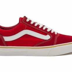Vans TNT 5 Shoes-Red/Gold/White