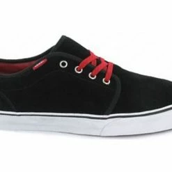 Vans 106 Vulcanized Shoes-Black/Red