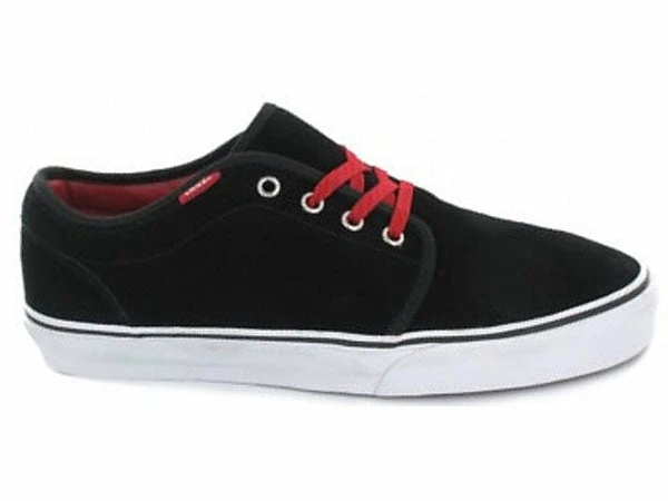 Vans 106 Vulcanized Shoes-Black/Red 1 Vans 106 Vulcanized Shoes-Black/Red