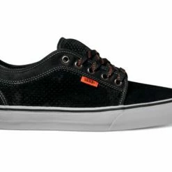 Vans Chukka Low Shoes-Black/Gray/Orange