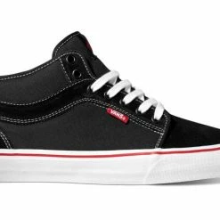 Vans Chukka Mid Shoes-Black/Red/White