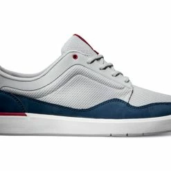 Vans LXV1 Inscribe Shoes-Light Gray/Navy/Red