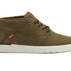 Vans LXVI Secant Shoes-Olive/Orange