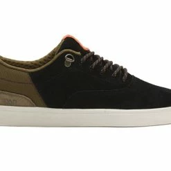 Vans LXVI Variable Shoes-Olive/Black/Orange