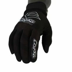 Corsa Unleashed Velcro Glove-Black/White RACE WEAR