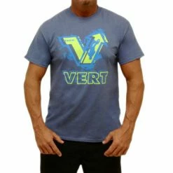 APPAREL Vert Backflip T-Shirt-Denim