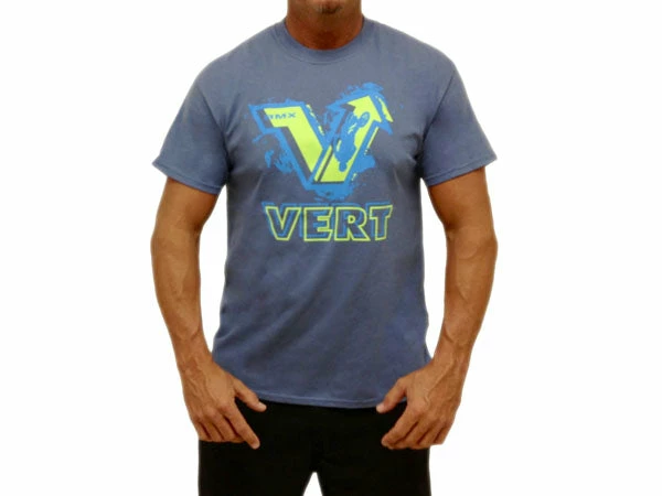 APPAREL Vert Backflip T-Shirt-Denim 1 APPAREL Vert Backflip T-Shirt-Denim