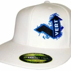 Vert Flexfit Flatbill 210 Hat-White
