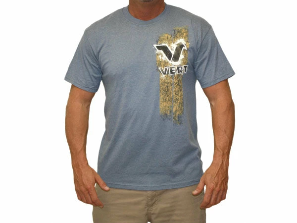 Vert Gnarly T-Shirt-Heather Blue 1 Vert Gnarly T-Shirt-Heather Blue