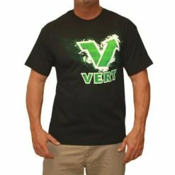 APPAREL Vert Illusion T-Shirt-Black