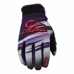 RACE WEAR Corsa Warrior BMX Gloves-Purple