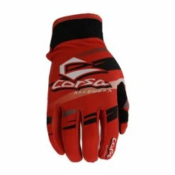 RACE WEAR Corsa Warrior BMX Gloves-Red