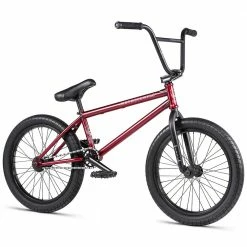 We The People Justice 20.75"TT-Matte Translucent Red FREESTYLE BIKES