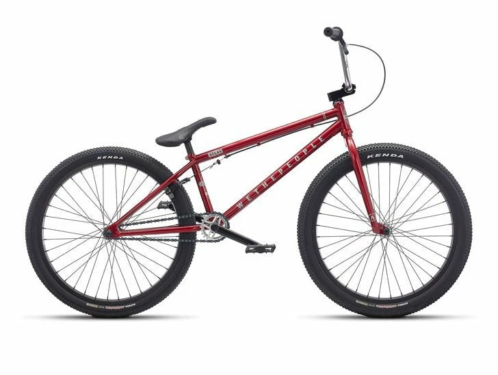 We The People Atlas 24" BMX Bike 21.75" TT - Matte Translucent Red 1 We The People Atlas 24" BMX Bike 21.75" TT - Matte Translucent Red