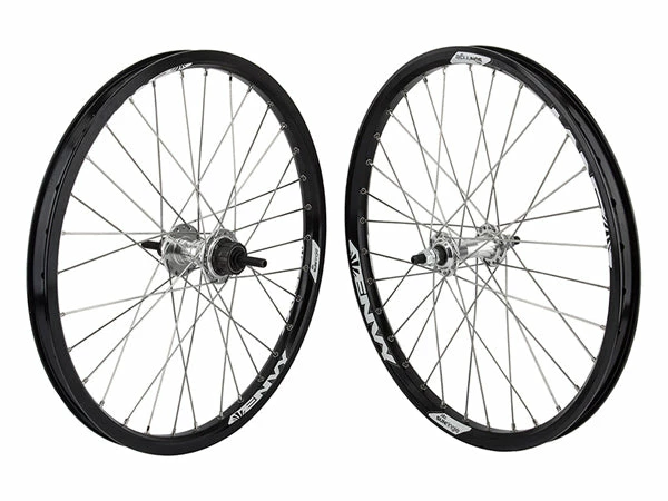 Redline Sun Envy 20x1.75" Alloy BMX Wheel Set-Black 1 Redline Sun Envy 20x1.75" Alloy BMX Wheel Set-Black