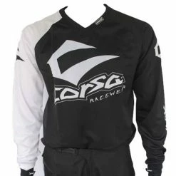 RACE WEAR Corsa Warrior X Race Jersey-Black/White